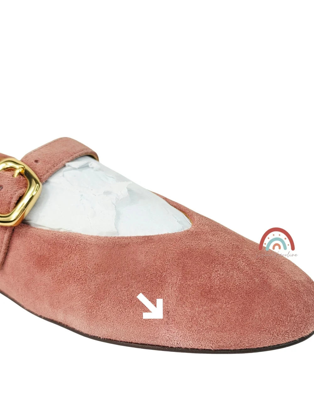 New! Madewell The Remy Mary Jane Flat in Leather Suede Rosy Mauve 7.5 - Picture 11 of 16